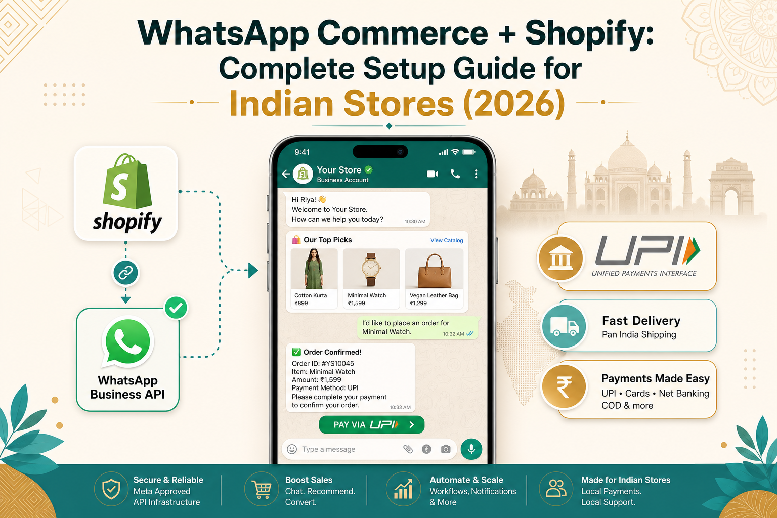 WhatsApp Commerce + Shopify: Complete Setup Guide for Indian Stores 2026