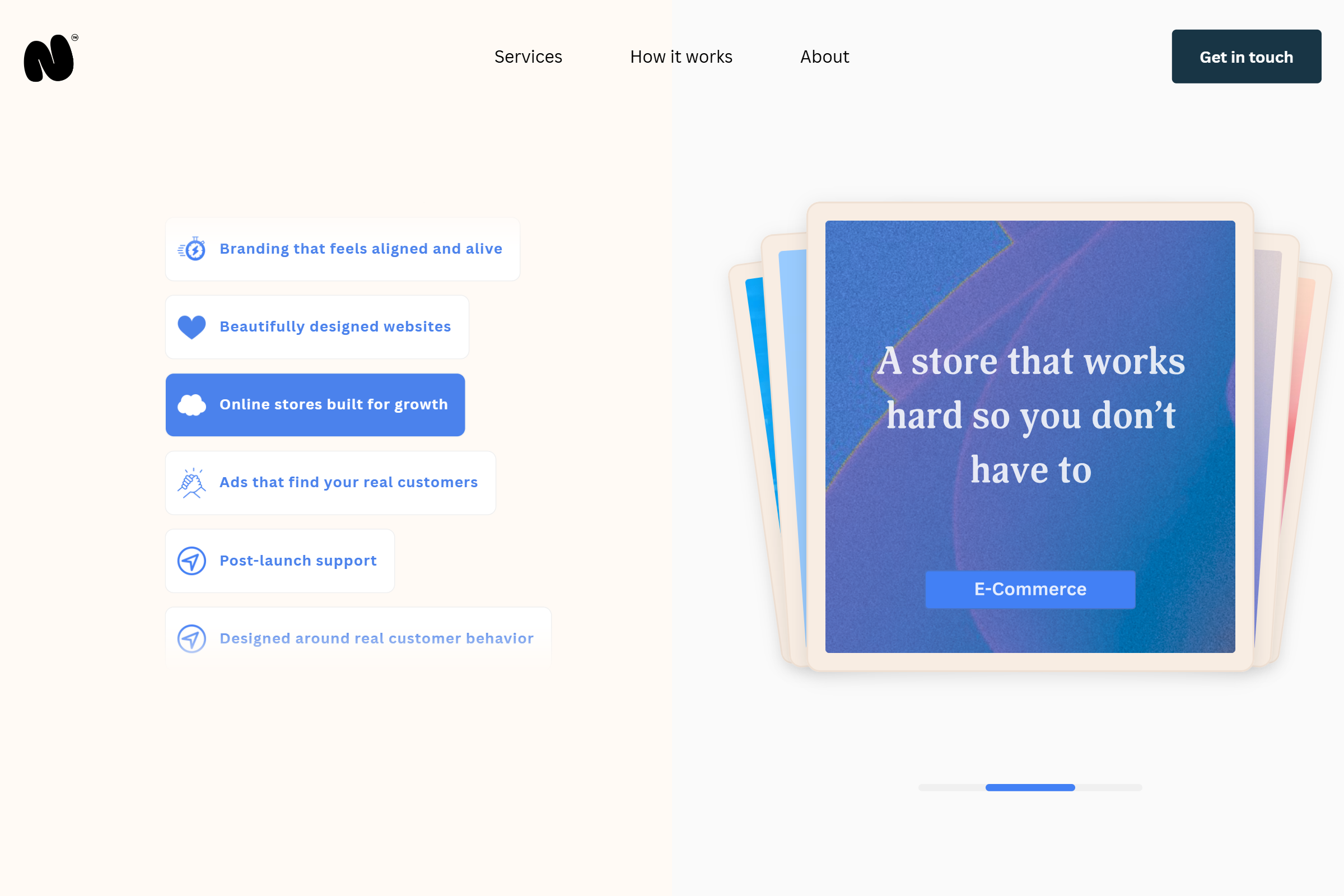 Navasard Studio website screenshot